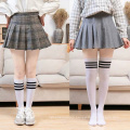 new style love design striped knee high socks school black girls socks